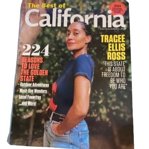 The Best of California 2021 Official Visitor Guide Tracee Ellis Ross Hobby - Picture 1 of 5